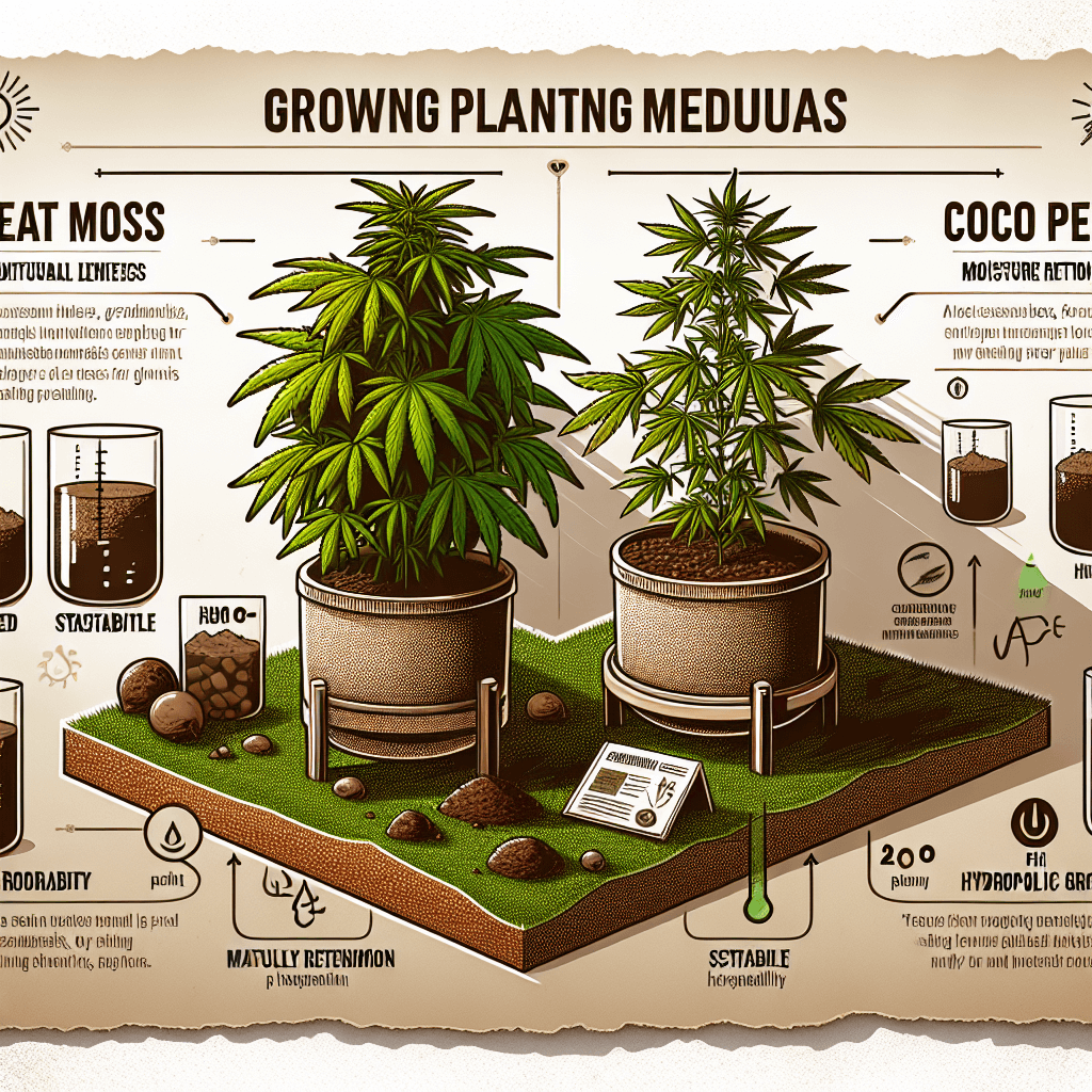 Choosing the Right Medium for Cannabis: Peat Moss vs. Coco Peat